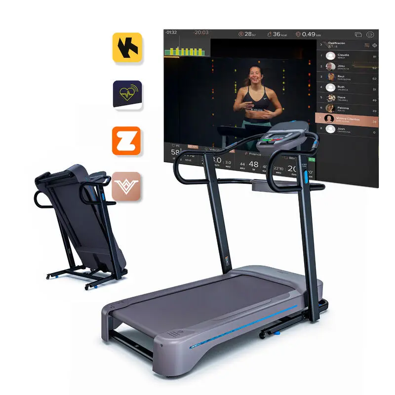 Cinta de Correr Domyos W900 Inclinable con Bluetooth, 10 Km/h, 50 × 120 cm - Ideal para Running en Casa 4 Cinta de Correr Domyos W900 Inclinable con Bluetooth, 10 Km/h, 50 × 120 cm - Ideal para Running en Casa - Imagen 2