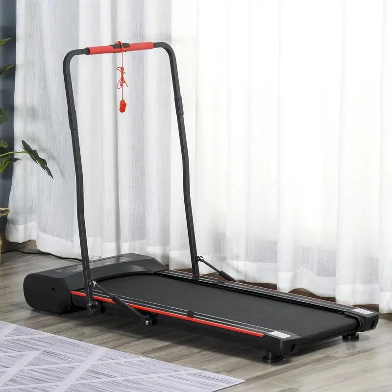 Cinta De Correr Plegable Con Control Remoto HOMCOM 133x61x103 Cm Negro - Ideal para Running en Casa 4 Cinta De Correr Plegable Con Control Remoto HOMCOM 133x61x103 Cm Negro - Ideal para Running en Casa - Imagen 2