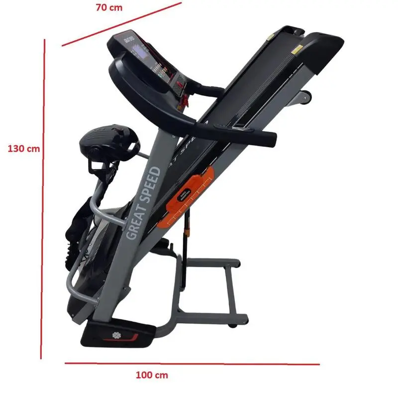 TRÉBOL ADVANCE Cinta De Correr Plegable Multi Gym GREAT SPEED - Running en Casa 5 TRÉBOL ADVANCE Cinta De Correr Plegable Multi Gym GREAT SPEED - Running en Casa - Imagen 3