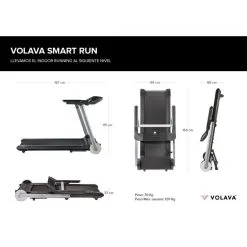Cinta De Correr Volava CONECTADA 20Km/h - Potente y Compacta para Running en Casa -Running comercio cinta de correr volava conectada 20kmh 4