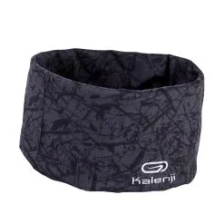 Kalenji Cinta Multifunción Running Gris Jaspeado - Accesorio Esencial para Corredores -Running comercio cinta multifuncion negro estampado gris carbono negro