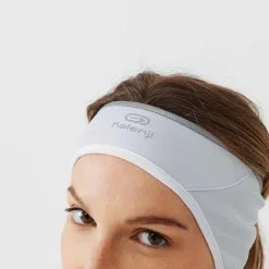 Kalenji Cinta Running Run Warm + Gris Cálida - Accesorio Running para Entrenamiento Cómodo -Running comercio cinta running run warm gris calida 1