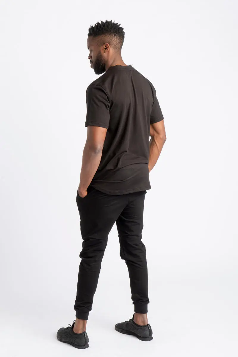 Camiseta AESTHETIC WOLF Core Scoop para Hombre - Negro - Fitness y Running 6 Camiseta AESTHETIC WOLF Core Scoop para Hombre - Negro - Fitness y Running - Imagen 4