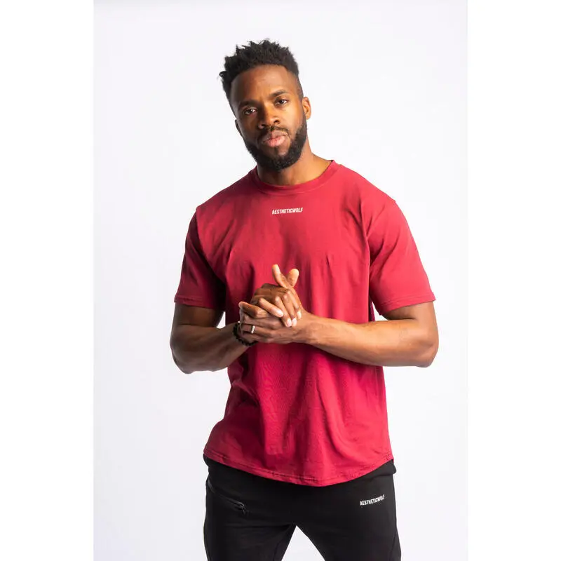 Camiseta AESTHETIC WOLF Core Scoop para Hombre - Negro - Fitness y Running 7 Camiseta AESTHETIC WOLF Core Scoop para Hombre - Negro - Fitness y Running - Imagen 5