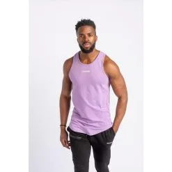 Camiseta de Manga Corta AESTHETIC WOLF Core Scoop para Hombre - Rojo - Ropa de Musculación -Running comercio core scoop tank top fitness hombre lila