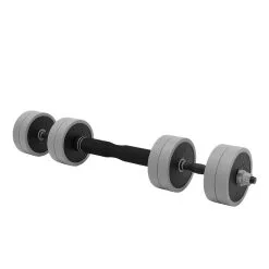 YOURFIT Mancuernas y Bomba de Aire Set 20kg - Ideal para Musculación y Entrenamiento en Casa -Running comercio dumbbels and pump set 20kg 4