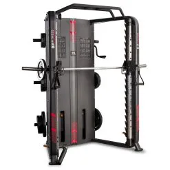 BH Fitness Fitness Multiestación Rack Smith G160 Semiprofesional - Máquina de Musculación para Gimnasio