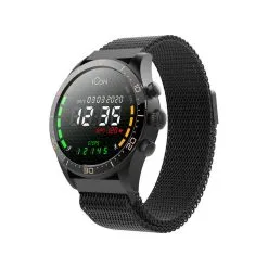Forever Smartwatch AMOLED ICON AW-100 Negro - Reloj Inteligente para Running