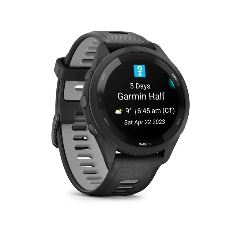 Garmin Forerunner 265 Music - Reloj GPS Inteligente para Running - Negro Gris 6 Garmin Forerunner 265 Music - Reloj GPS Inteligente para Running - Negro Gris - Imagen 4