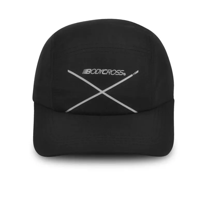 BODYCROSS Gorra DALI Negra - Gorra Deportiva para Running 4 BODYCROSS Gorra DALI Negra - Gorra Deportiva para Running - Imagen 2