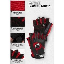 Guantes De Fitness Mitchell Training Gorilla Wear - Accesorios Musculación -Running comercio guantes de fitness mitchell training gorilla wear 3