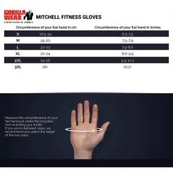 Guantes De Fitness Mitchell Training Gorilla Wear - Accesorios Musculación -Running comercio guantes de fitness mitchell training gorilla wear 4