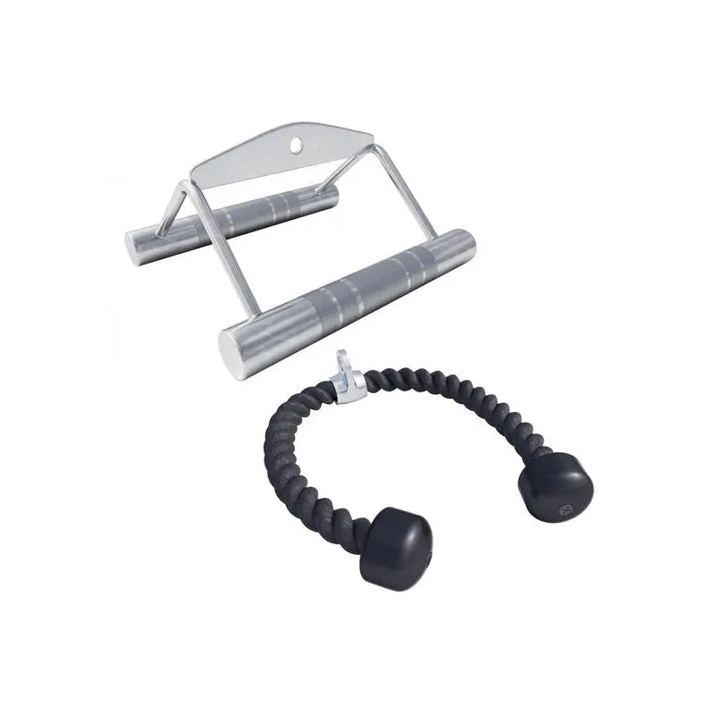 Gorilla Sports Juego De Asas De Remo con Cuerda de Nylon para Máquinas de Gimnasio y Musculación 4 Gorilla Sports Juego De Asas De Remo con Cuerda de Nylon para Máquinas de Gimnasio y Musculación - Imagen 2