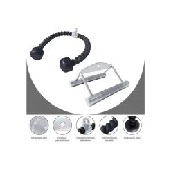 Gorilla Sports Juego De Asas De Remo con Cuerda de Nylon para Máquinas de Gimnasio y Musculación 11 Gorilla Sports Juego De Asas De Remo con Cuerda de Nylon para Máquinas de Gimnasio y Musculación -Running comercio juego de asas de remo cuerda de nylon asa de remo 4