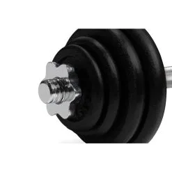 Virtufit Juego De Mancuernas de Hierro Fundido - 1 x 15 Kg - Ajustable para Musculación -Running comercio juego de mancuernas hierro fundido 1 x 15 kg ajustable 2