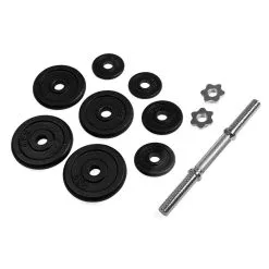 Virtufit Juego De Mancuernas de Hierro Fundido - 1 x 15 Kg - Ajustable para Musculación -Running comercio juego de mancuernas hierro fundido 1 x 15 kg ajustable 4