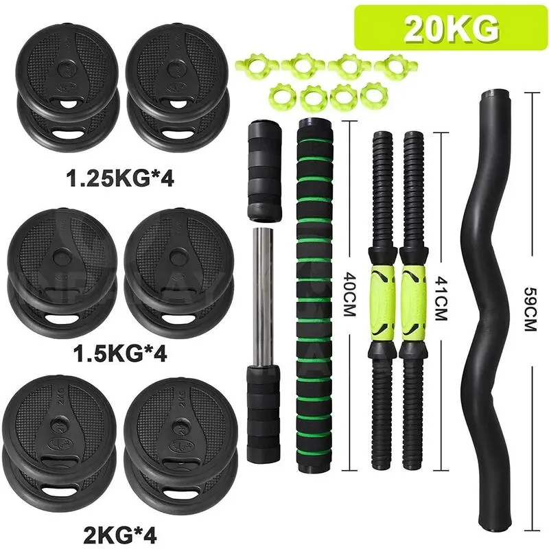 OZIO FITNESS Juego Kit 20 Kg De Mancuernas 4 En 1 MultiFit - Mancuernas y Pesas para Musculación 5 OZIO FITNESS Juego Kit 20 Kg De Mancuernas 4 En 1 MultiFit - Mancuernas y Pesas para Musculación - Imagen 3