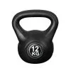 IVOL Kettlebell 12 Kg - Plástico - Para Uso Interior y Exterior - Negro - Musculación -Running comercio kettlebell 12 kg plastico para uso interior y exterior negro