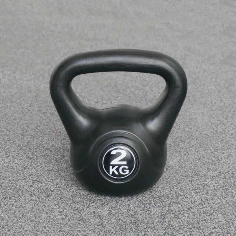 IVOL Kettlebell 2 Kg - Plástico - Para Uso Interior y Exterior - Negro 4 IVOL Kettlebell 2 Kg - Plástico - Para Uso Interior y Exterior - Negro - Imagen 2