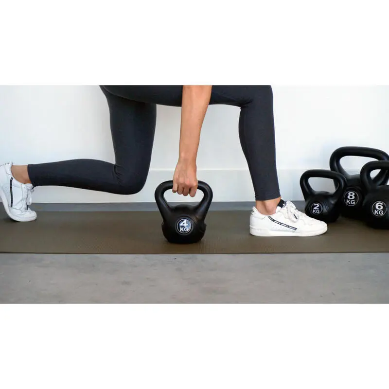 IVOL Kettlebell 2 Kg - Plástico - Para Uso Interior y Exterior - Negro 5 IVOL Kettlebell 2 Kg - Plástico - Para Uso Interior y Exterior - Negro - Imagen 3