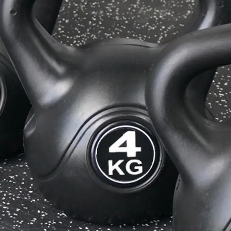 IVOL Kettlebell 4 Kg - Plástico Resistente para Entrenamiento en Interior y Exterior - Negro 6 IVOL Kettlebell 4 Kg - Plástico Resistente para Entrenamiento en Interior y Exterior - Negro - Imagen 4