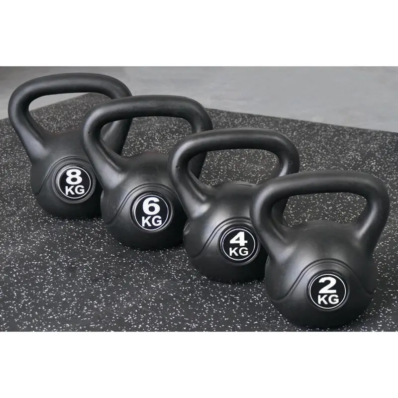 IVOL Kettlebell 4 Kg - Plástico Resistente para Entrenamiento en Interior y Exterior - Negro 7 IVOL Kettlebell 4 Kg - Plástico Resistente para Entrenamiento en Interior y Exterior - Negro - Imagen 5