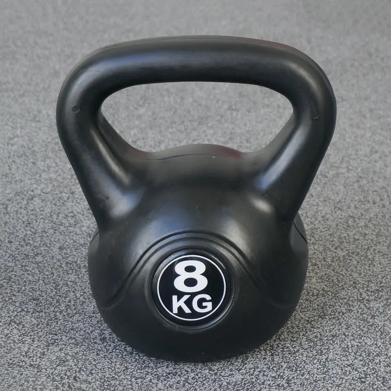 IVOL Kettlebell 8 Kg - Plástico de Alta Resistencia para Entrenamiento en Casa y Gimnasio - Negro 4 IVOL Kettlebell 8 Kg - Plástico de Alta Resistencia para Entrenamiento en Casa y Gimnasio - Negro - Imagen 2