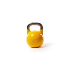 SINGULAR WOD Kettlebell Competición Pesa Rusa 16 Kg Amarilla Mate - Mancuernas y Pesas para Musculación -Running comercio kettlebell competicion pesa rusa 16 kg amarilla mate 2