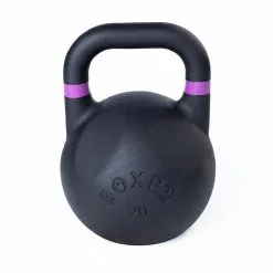 Kettlebell de Competición 20kg Negro 'Powder Coated' - BOXPT EQUIPMENT