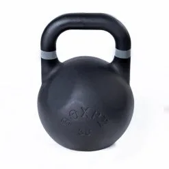 BOXPT EQUIPMENT Kettlebell de Competición "Powder Coated" 36kg Negro - Ideal para Musculación y Entrenamiento