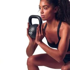 BODYTONE Kettlebell De Hierro Fundido 28kg Profesional - Mancuernas y Pesas para Musculación -Running comercio kettlebell de hierro fundido 28kg profesional 2