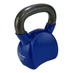 Tunturi Kettlebell De Vinilo - 12 Kg | Mancuernas y Pesas para Musculación