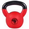Kettlebell Gorilla Sports Hierro Fundido Negro/Rojo - Ideal para Musculación y Entrenamiento