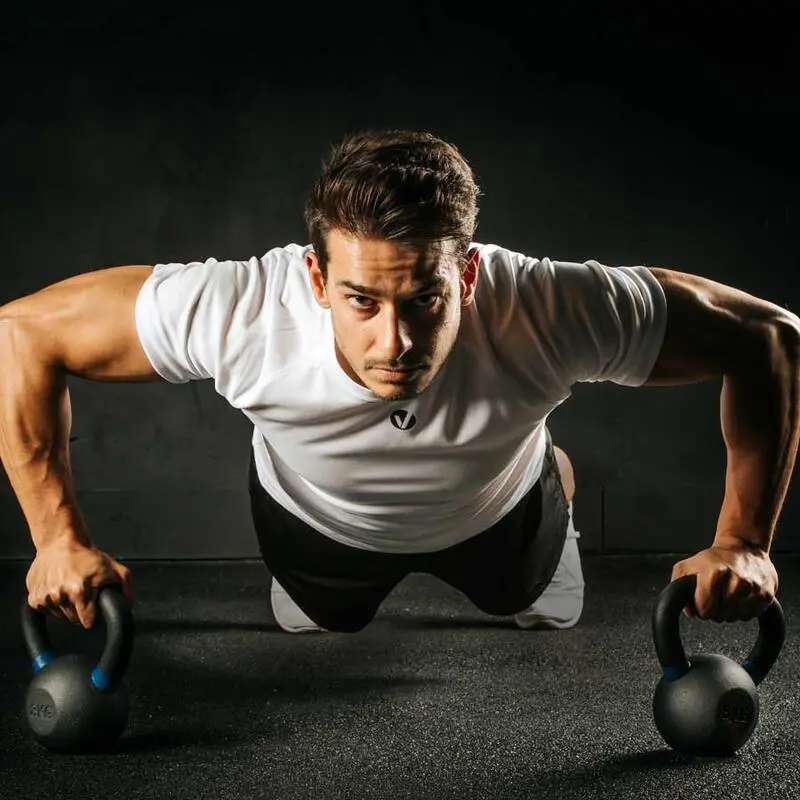 Kettlebell Pesa Rusa 8kg VIOK SPORT - Mancuerna de Hierro para Musculación y Fitness 7 Kettlebell Pesa Rusa 8kg VIOK SPORT - Mancuerna de Hierro para Musculación y Fitness - Imagen 5