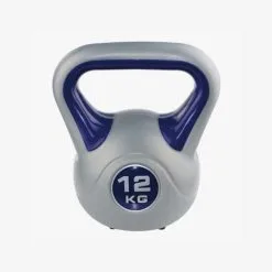 OZIO FITNESS Kettlebell Pesa Rusa Fit 12KG con Asa Antideslizante - Mancuernas y Pesas para Musculación