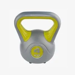 OZIO FITNESS Kettlebell Pesa Rusa Fit 4KG con Asa Antideslizante - Mancuernas y Pesas para Musculación