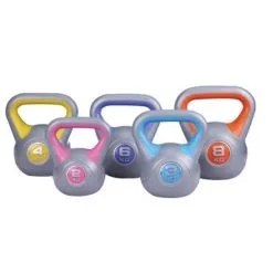 VIMAS SPORT Kettlebell Vinilo 6kg - Mancuerna para Entrenamiento y Musculación -Running comercio kettlebell vinilo 6kg 2