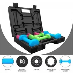 Kit Mancuernas Aerobic Fitness Gorilla Sports 12 Kg Incluye Estuche 10 Kit Mancuernas Aerobic Fitness Gorilla Sports 12 Kg Incluye Estuche -Running comercio kit mancuernas aerobic fitness gorilla sports 12 kg con estuche 3