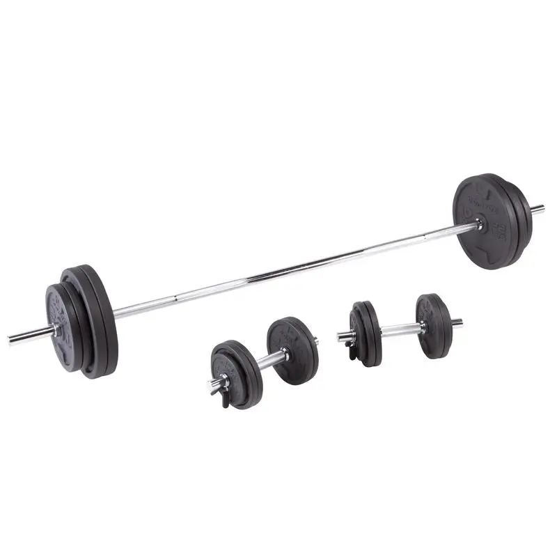 Kit Mancuernas Y Barras 93 Kg Musculación Corength - Ideal para Entrenamiento en Casa o Gimnasio 3 Kit Mancuernas Y Barras 93 Kg Musculación Corength - Ideal para Entrenamiento en Casa o Gimnasio