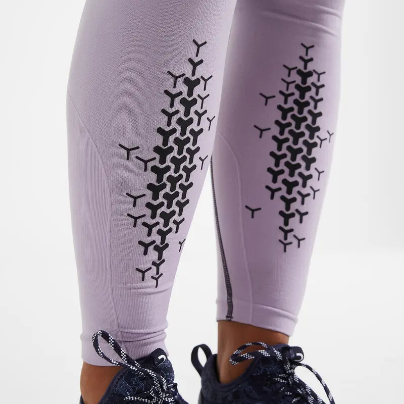 Leggings Mallas Crosstraining Mujer Domyos Cross 900 Violeta - Musculación/Ropa 6 Leggings Mallas Crosstraining Mujer Domyos Cross 900 Violeta - Musculación/Ropa - Imagen 4