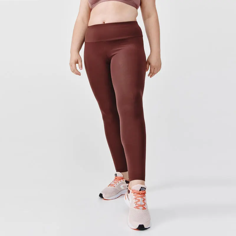Kalenji Leggings Mallas Running Largas Mujer Support (XS a 5XL) - Marrón - Ideal para Carreras y Entrenamientos 3 Kalenji Leggings Mallas Running Largas Mujer Support (XS a 5XL) - Marrón - Ideal para Carreras y Entrenamientos