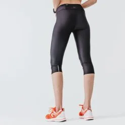 Kalenji Leggings Mallas Running Mujer Run Dry - Negro, Comodidad y Rendimiento -Running comercio leggings mallas running piratas mujer run dry negro 1