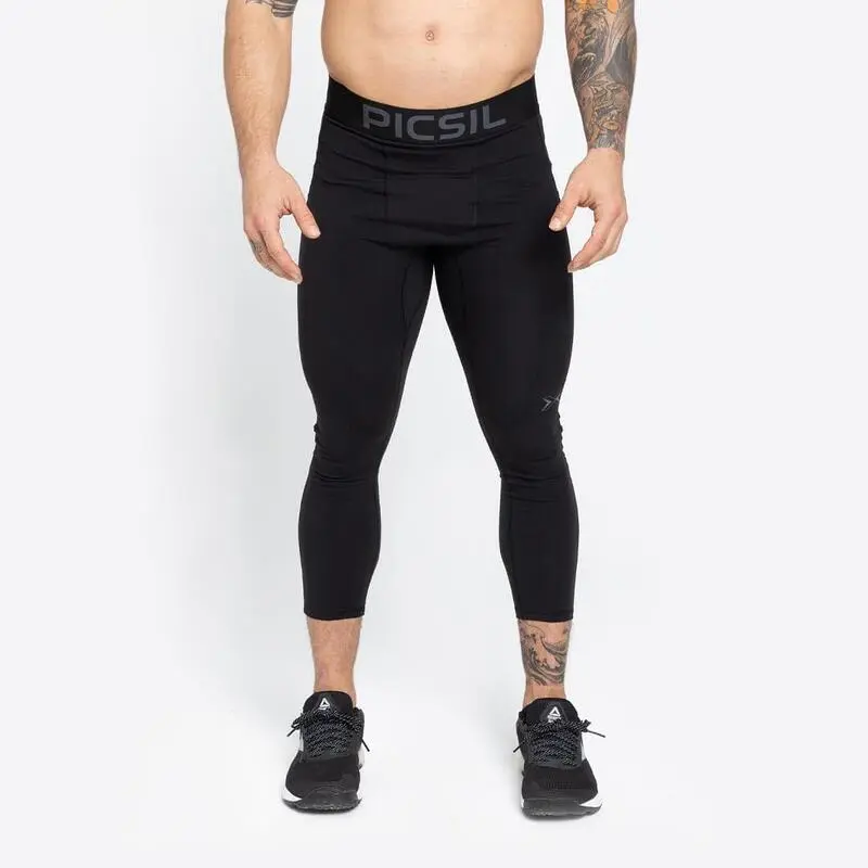 PICSIL Leggings Premium Hombre Negro - Ropa de Musculación de Alta Calidad 3 PICSIL Leggings Premium Hombre Negro - Ropa de Musculación de Alta Calidad