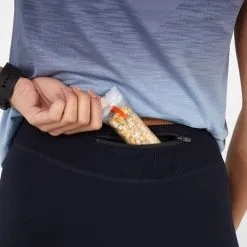 Leggings Mallas Running Piratas Mujer Kiprun Care Negro Azul - Comodidad y Estilo para Corredoras -Running comercio leggins mallas running piratas mujer kiprun care negro azul 3