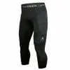 Malla Pantalón de Portero Pirata Acolchada HO Soccer RAVEN para Niño - Negro -Running comercio malla pantalon de portero pirata acolchada ho soccer raven nio negro