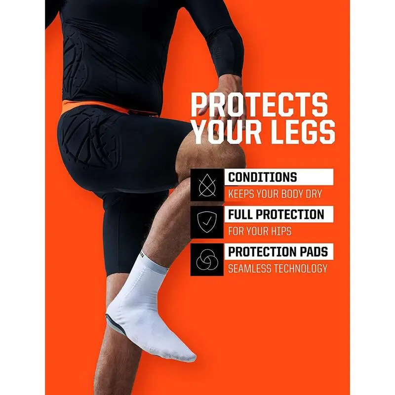 Malla Térmica Corta Portero T1TAN Con Protection Short 2.0 Negra Hombre - Fútbol 4 Malla Térmica Corta Portero T1TAN Con Protection Short 2.0 Negra Hombre - Fútbol - Imagen 2