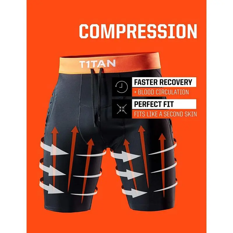 Malla Térmica Corta Portero T1TAN Con Protection Short 2.0 Negra Hombre - Fútbol 6 Malla Térmica Corta Portero T1TAN Con Protection Short 2.0 Negra Hombre - Fútbol - Imagen 4