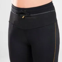 EVADICT Mallas Trail Running Mujer Emboss Negro Largas - Ropa Deportiva para Running -Running comercio mallas trail running mujer emboss negro largas 3