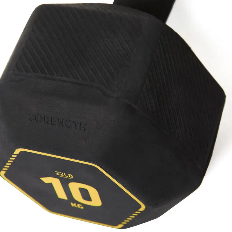 Mancuerna Hexagonal 10 Kg CORENGTH - Ideal para Musculación y Cross Training 4 Mancuerna Hexagonal 10 Kg CORENGTH - Ideal para Musculación y Cross Training - Imagen 2