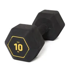 Mancuerna Hexagonal 10 Kg CORENGTH - Ideal para Musculación y Cross Training